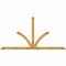 Ekena Millwork Richland Rough Sawn Timber Gable Bracket, Western Red Cedar, 108"W x 54"H x 2"D x 4"F, 12/12 Pitch GBW108X54X0204RIC00RWR - alternate 1